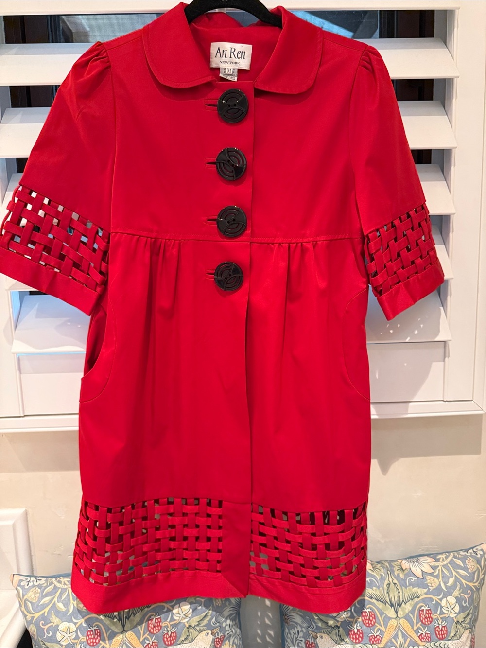 An Ren polished cotton coat